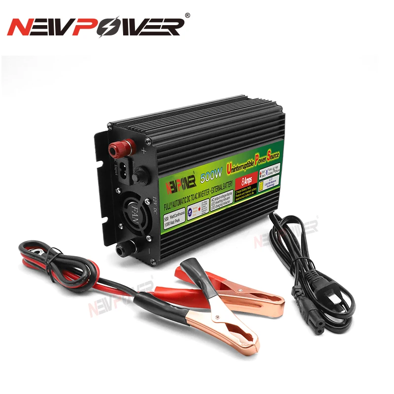 inversor de potencia de onda senoidal com funcao de carregamento 500w off grid carregador max 1000w ups 12v ac 220v v 01