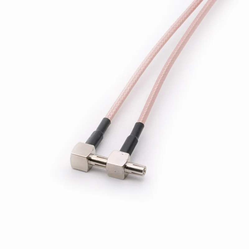Cabo de extensão sma fêmea para 2xts9 macho divisor y tipo trança do cabo coaxial rg316 para a antena do modem de huawei/zte 3g/4g