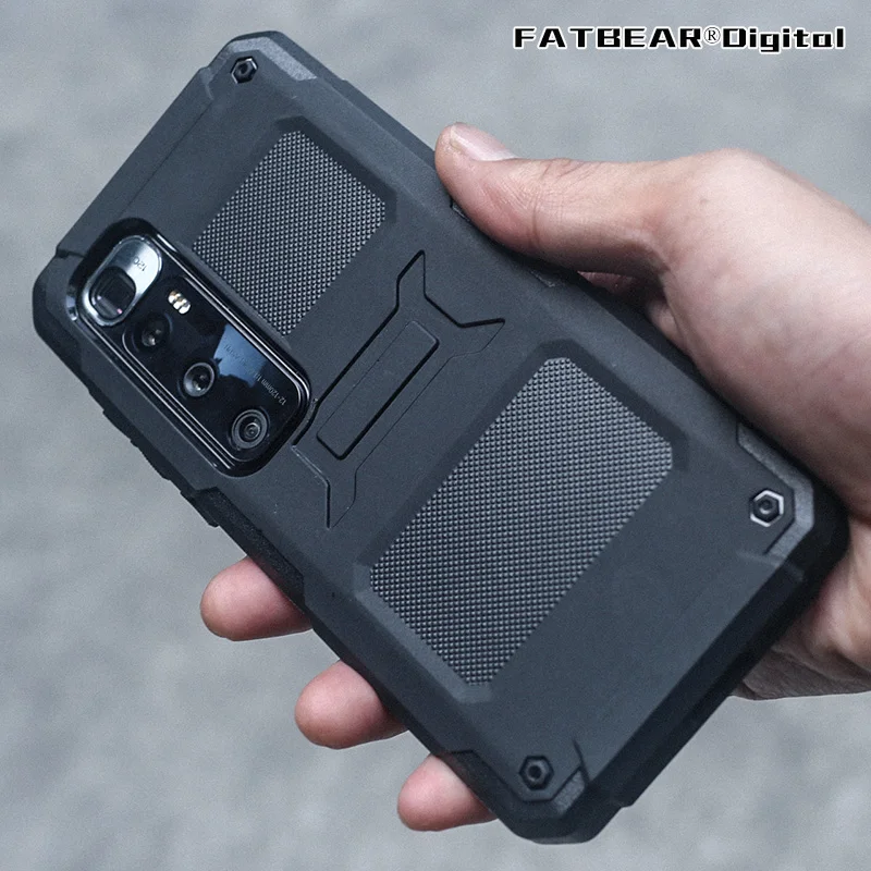 

FATBEAR [For Xiaomi Mi 10 Ultra] Tactical Military Grade Rugged Shockproof Armor Buffer Case Soft Cover