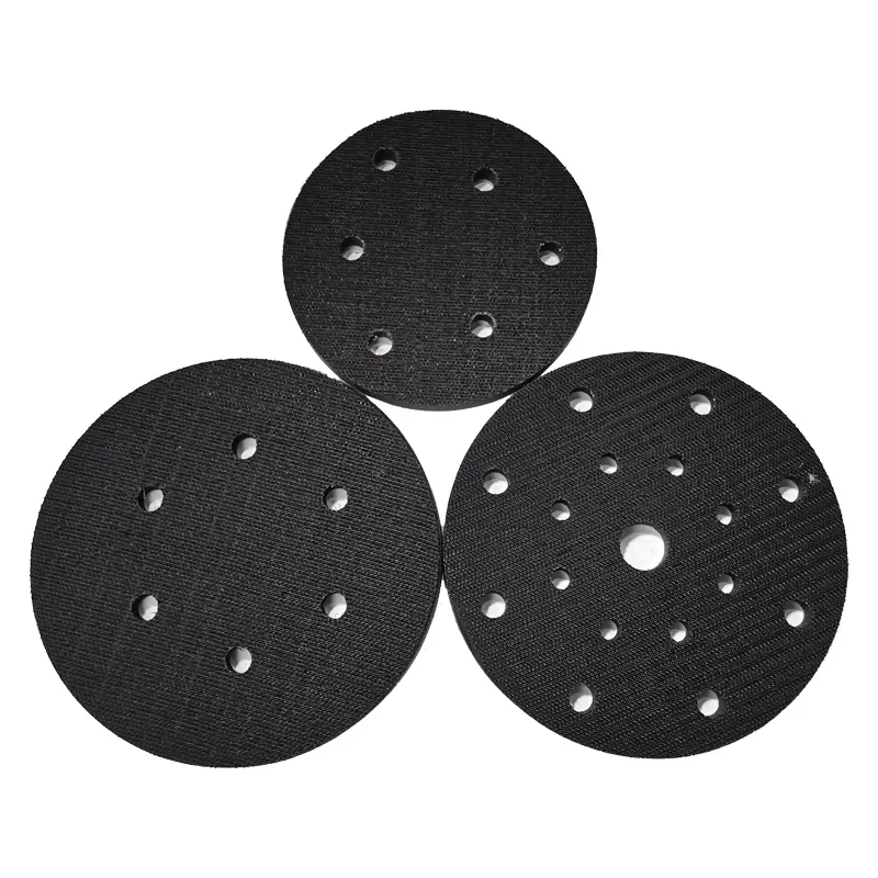 6 Inches150 MM 17-Hole Soft Sponge Interface Sanding Pad Sanding Machine Soft Cushio Grinding Car Polishing Spray Paint