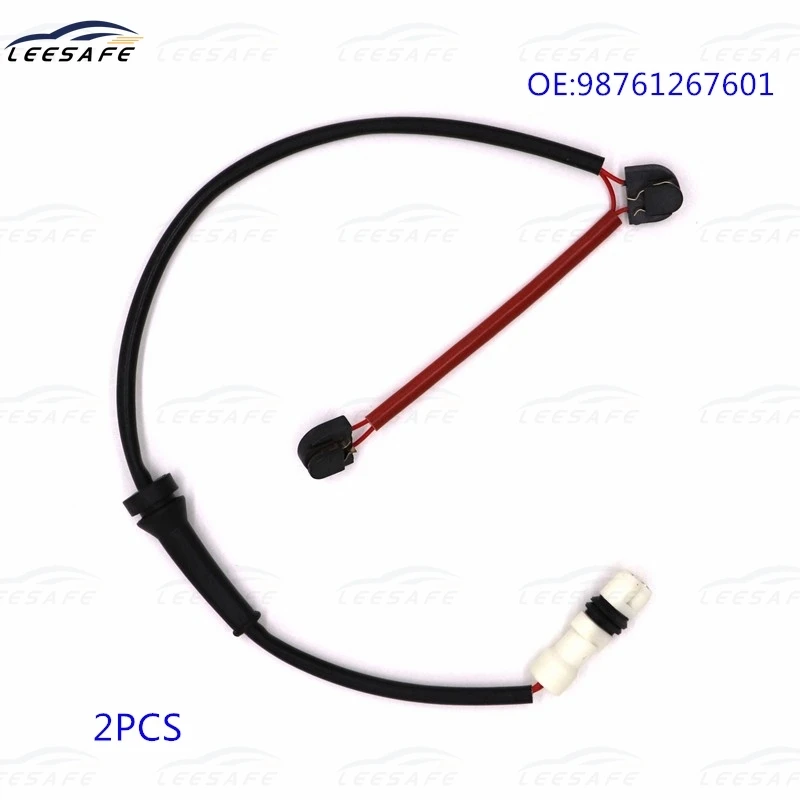 2PCS 98761267601 Rear Brake Pad Wear Sensor for PORSCHE BOXSTER Spyder 987 CAYMAN 987 Brake Pad Alarm Line OEM NO 98761267601