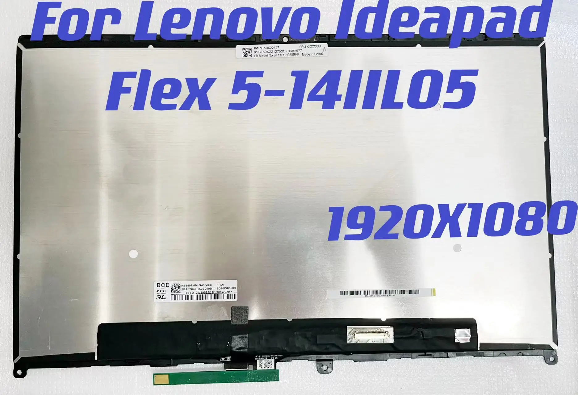 LCD For Lenovo Ideapad Flex5 14IIL05 Laptops Touch Screen LCD Display Digitizer Assembly with frame