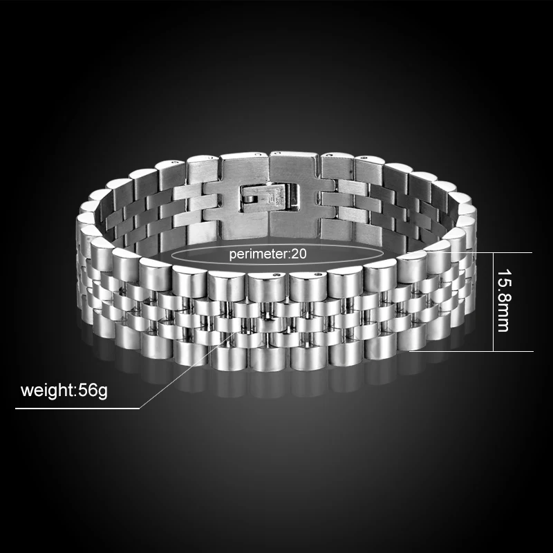 Trend Personality Stainless Steel Chain Bracelet Men\'s woman Unique Classic Motorcycle Rider Punk Wind Bracelet Boy Fashion Gift