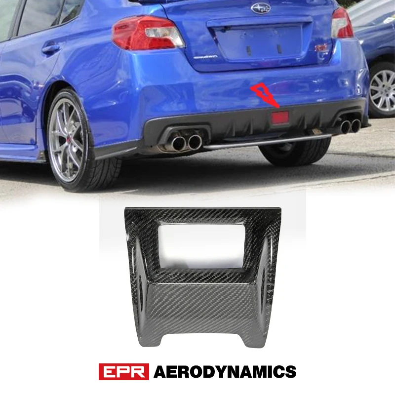 

For 14-18 Impreza WRX VAB VAF STI car accessories carbon fiber Rear Fog Light Cover trim