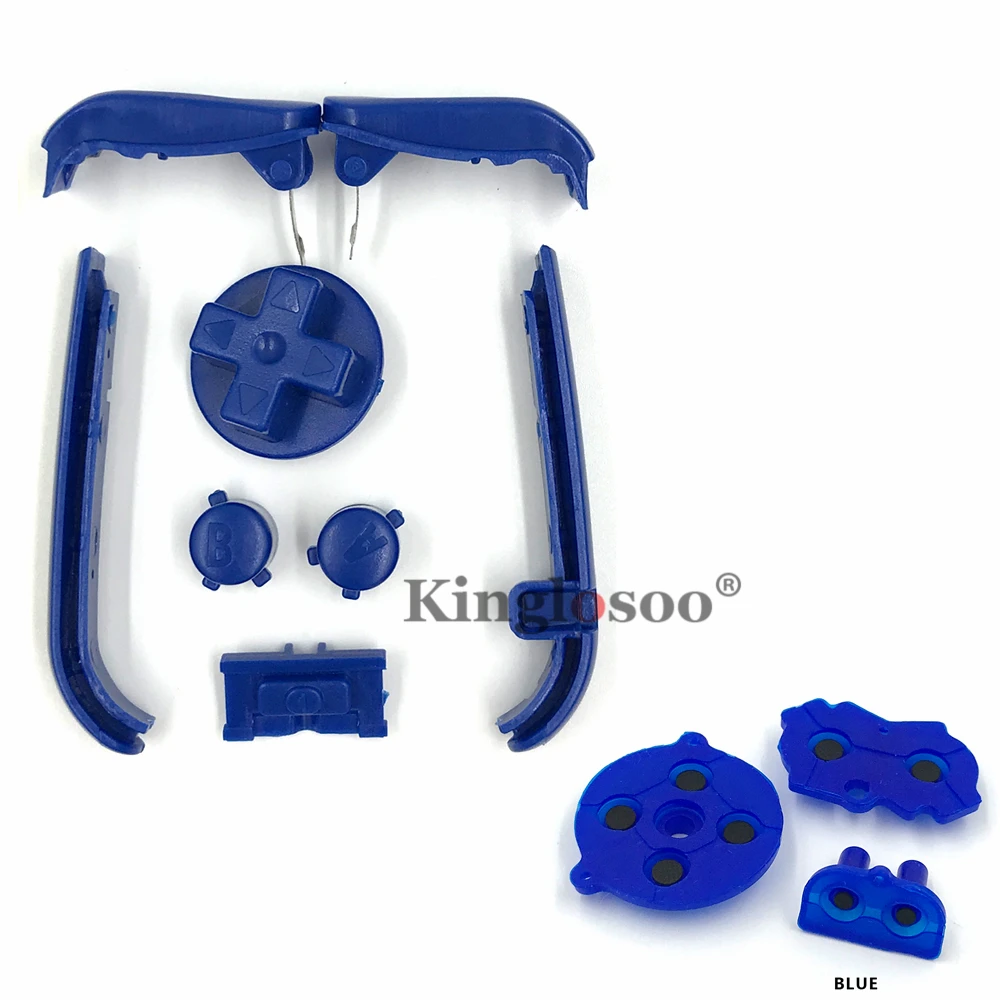 IPS Оболочка Чехол резиновые прокладки силиконовые кнопки для GameBoy Advance Игровая приставка GBA начало выбора кнопки клавиатуры 9 цветов