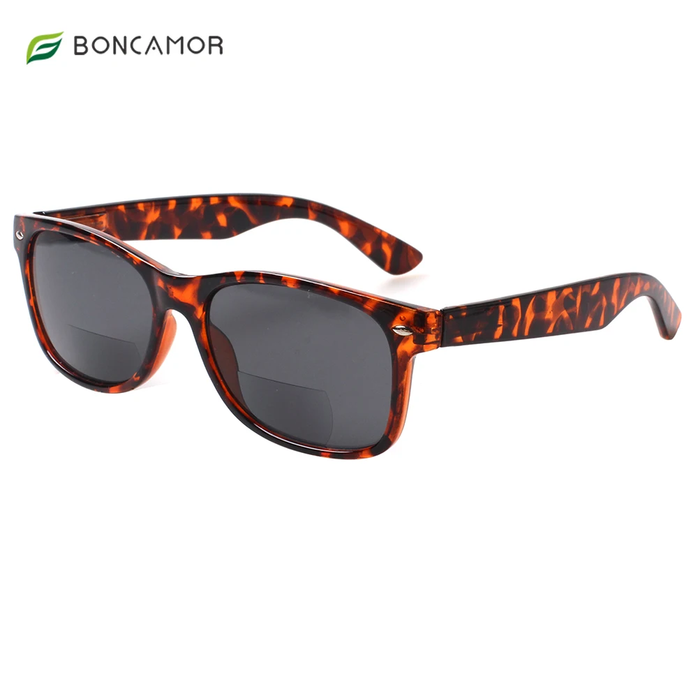 Primavera Dobradiça Lentes Cinzentas Moda Óculos de sol femininos masculinos com dioptrias Bifocal Óculos de sol de pesca ao ar livre