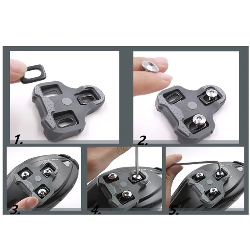 Road Pedal Cycling Shoes Cleats Self Locking Pedal Anti-Slip Cleat Compatible Keo Road Bike Pedal Cycling Accessories