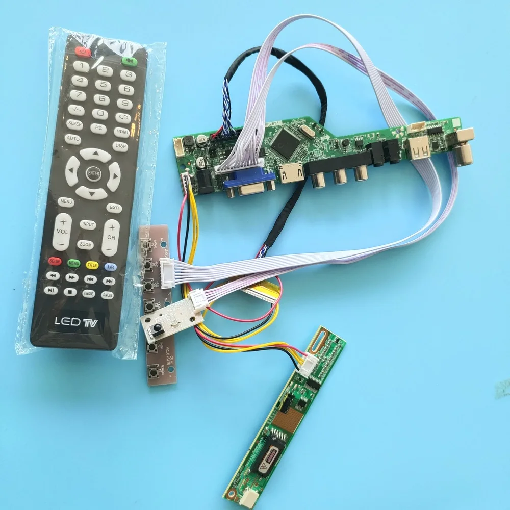 

for LP154WE2-TLA3 USB Module Digital Signal 1 lamps 15.4" HDMI-compatible Controller Driver Board New 30pin VGA AV TV 1680X1050