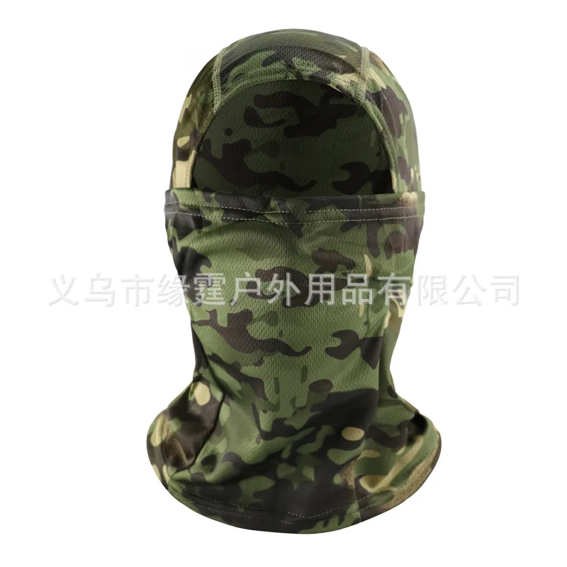 Camouflage Tactical Masked Hat Unisex Multifunctional Riding Scarf CS Paintball Camouflage Headgear