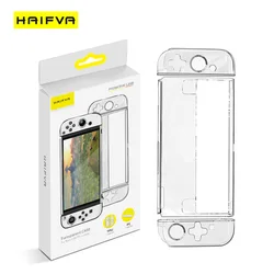 HAIFVA Protective Case Shell for Nintendo Switch OLED TPU Transparent Protector Case for Nintend OLED Game Accessories