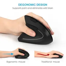 Ergonomic Vertical Wireless Mouse 6D #3