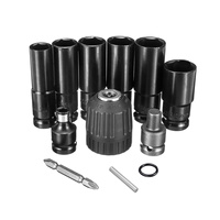 4/10pcs Electric Impact Wrench Hexs Socket Head Set Kit Drill Chuck Drive Adapter SET for Electric Drill Wrench Screwdrivers