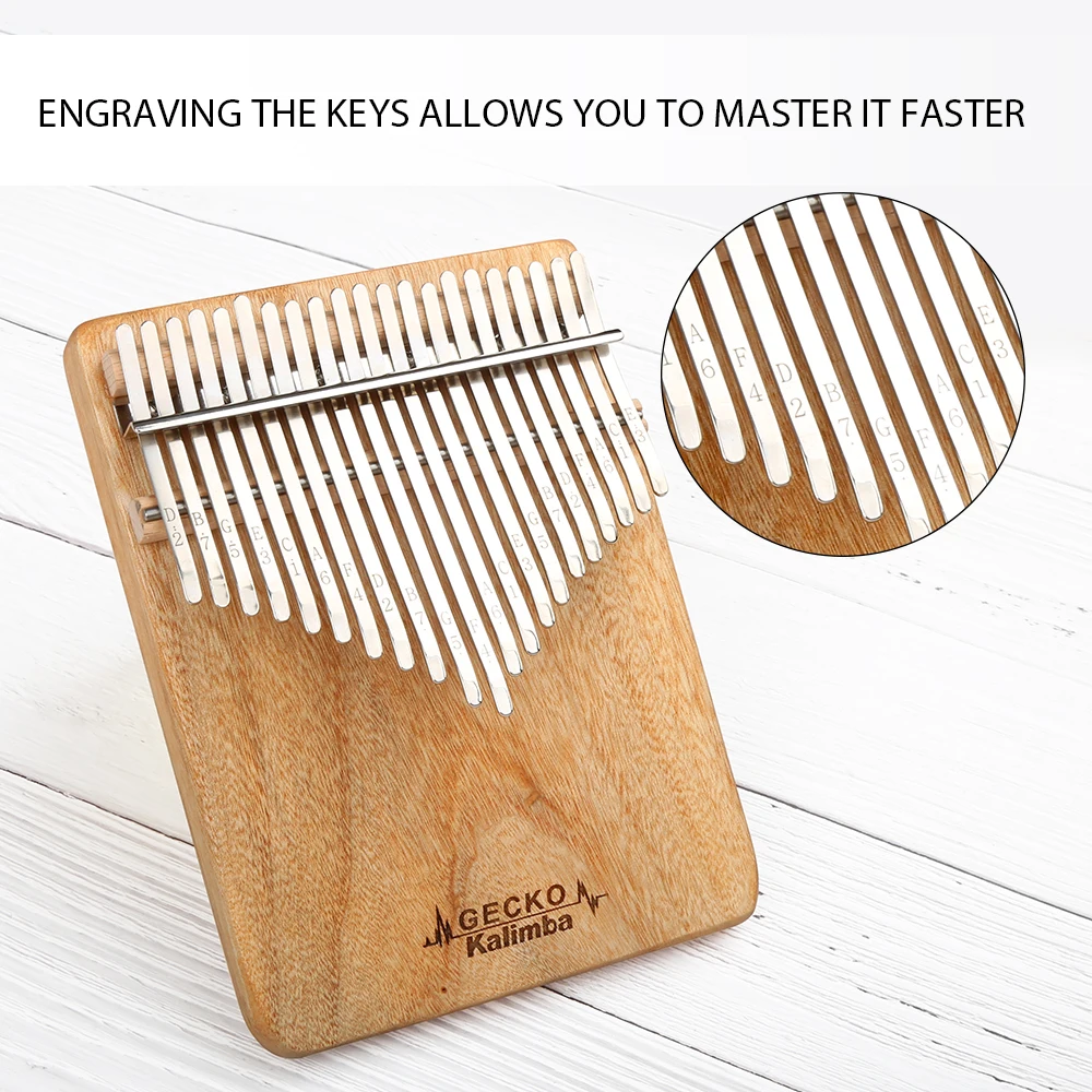 GECKO Kalimba, Piano de Pulgar - A Musical Instrument With Keys reseña y precio