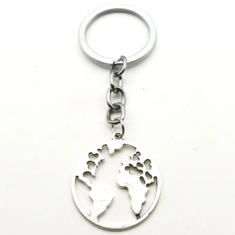New Traveler Do What You Love Keychain Airplane, Earth, Passport, Pendant Keychain Graduation Commemorative Jewelry