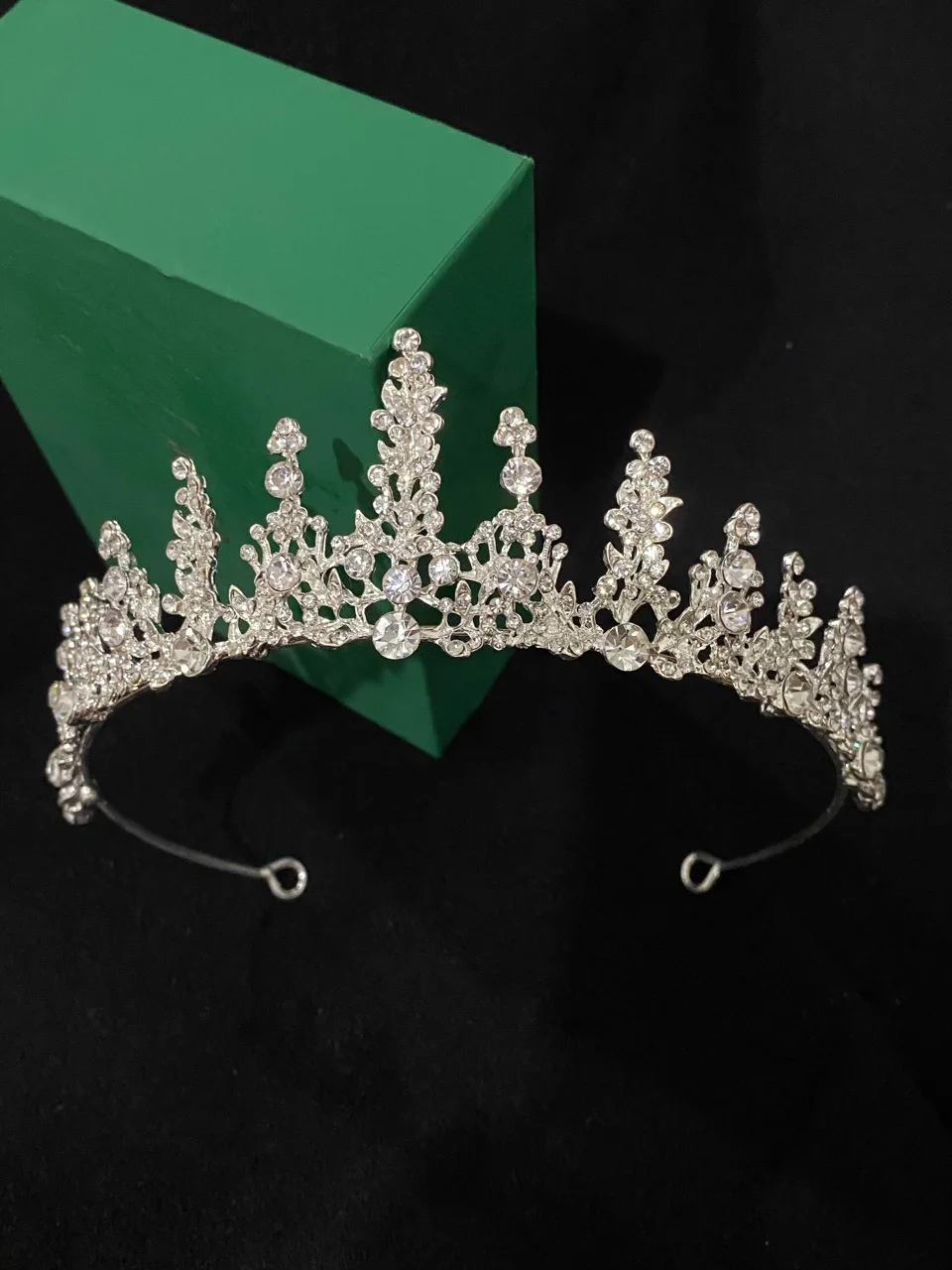 Wedding Adult Crown Three-dimensional Independent Packaging Baking Zinc Alloy Gold Women's Electroplating Headwear