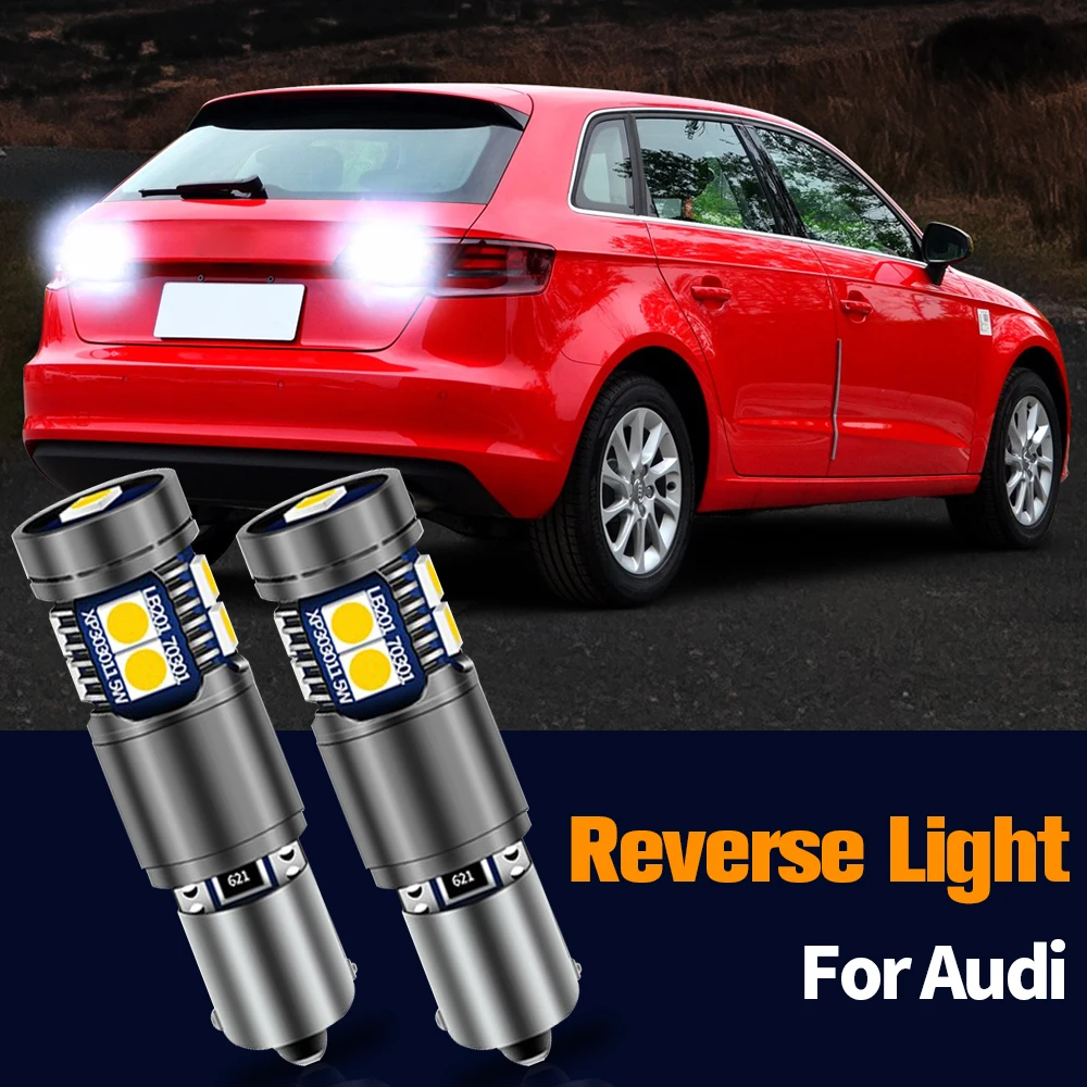 

2pcs LED Reverse Light Blub Backup Lamp Canbus No Error H6W BAX9S 64132 For Audi A3 8V 2013 2014 2015 2016 2017 2018