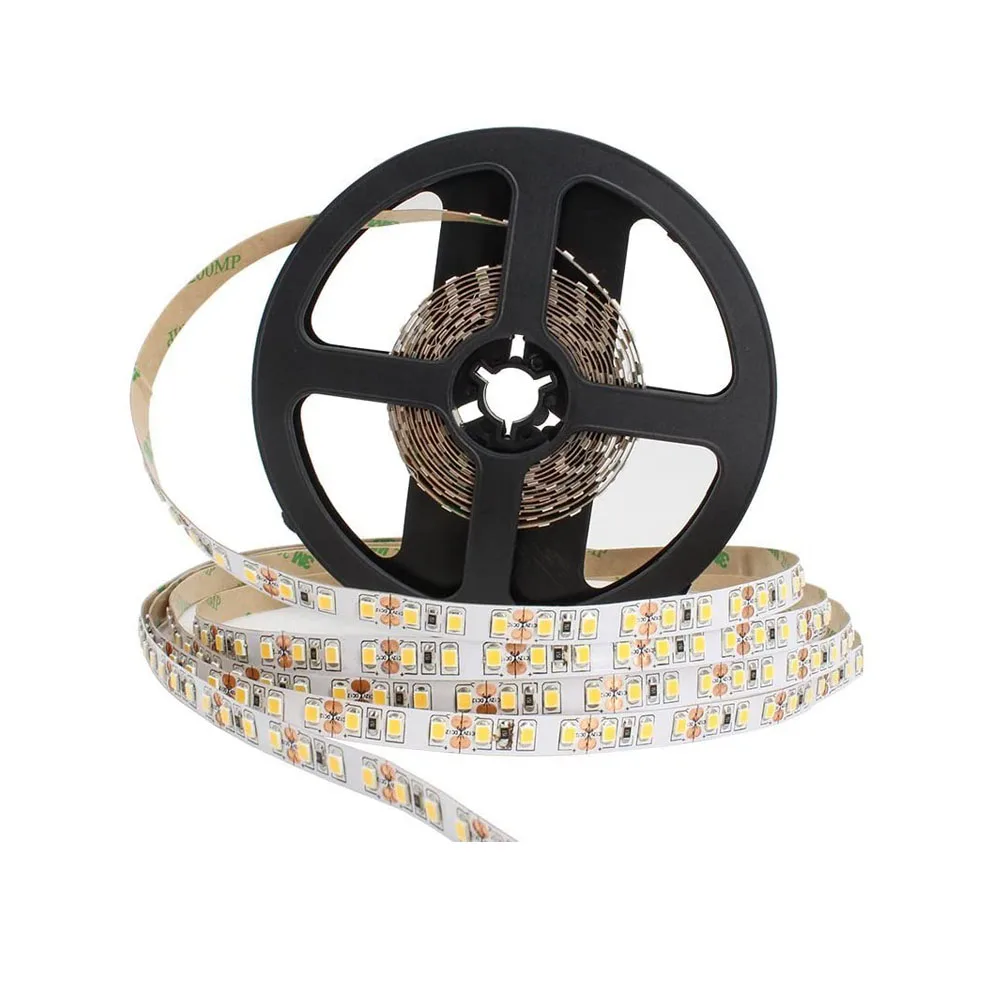 3 anos de garantia alto cri 90 2835 12v 24v 2835 tiras de luz led branca cct para casa 8mm largura 120led/m 5m não-impermeável
