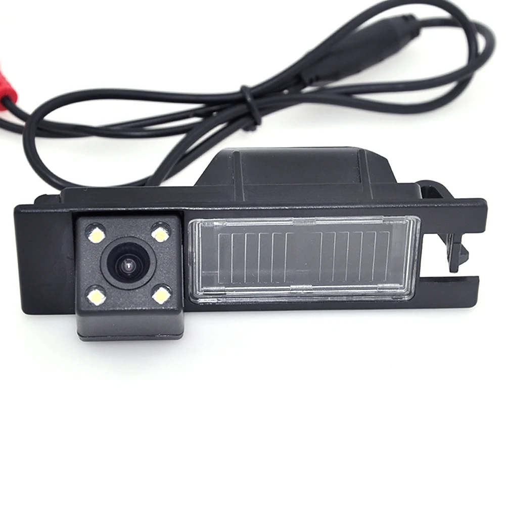 For Opel Astra H J Corsa Meriva Vectra Zafira Insignia FIAT Grande Buick Regal Car CCD Night 4LED Backup Rear View Camera