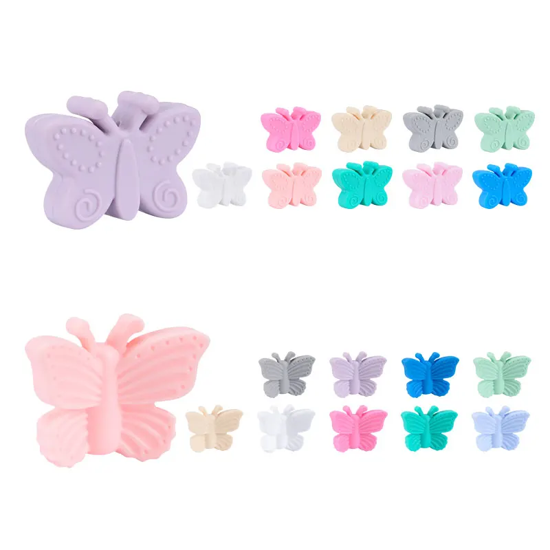 HEIßER VERKAUF 10 teile/los Silikon Krone Perlen BPA FREI Silikon Zahnen Perlen Baby Kauen Zahnen Halskette DIY Schnuller Clips Zubehör – Detail 10