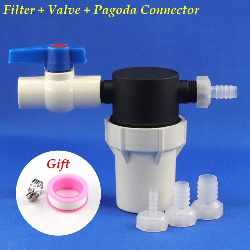 

1/2 Inch Garden Watering Filter Irrigation Pipe Connector Strainer Aquaculture Fish Tank Water Pump Filter Aquarium Tank Valve