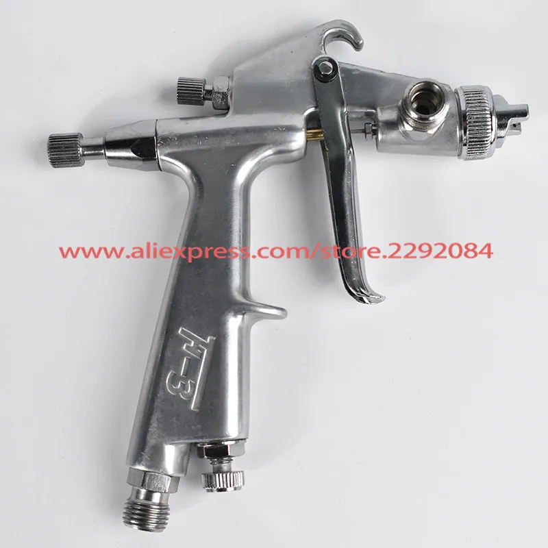 Auarita F-3 HVLP Air Spray Gun Car Finish Painting 1.0mm Nozzle 125cc Cup Gravity Automotive Finishing Coat Surface Paint