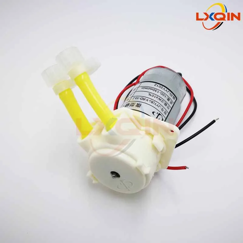 

LXQIN 2pcs JYY peristaltic ink pump 4W 100-130ml/min peristaltic pump for Xuli Human Allwin Challenger solvent printer