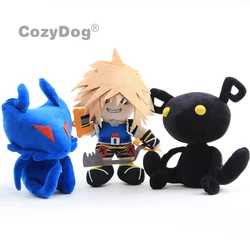 23-30 cm Anime Kingdom Hearts Plush Toys Peluche Cute Blue Black Shadow Heartless Ant Stuffed Animals Doll Women Kids Gift