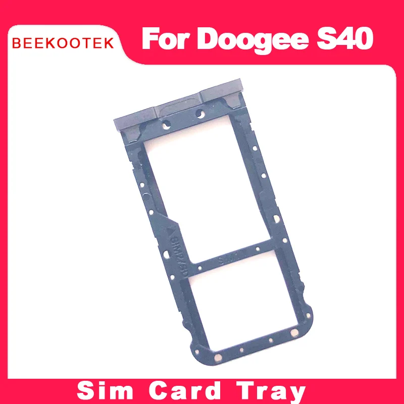 BEEKOOTEKi Baru Asli Doogee S40 Pemegang Kartu Sim Penahan Baki Slot Kartu Sim untuk Doogee S40 Ponsel Pintar