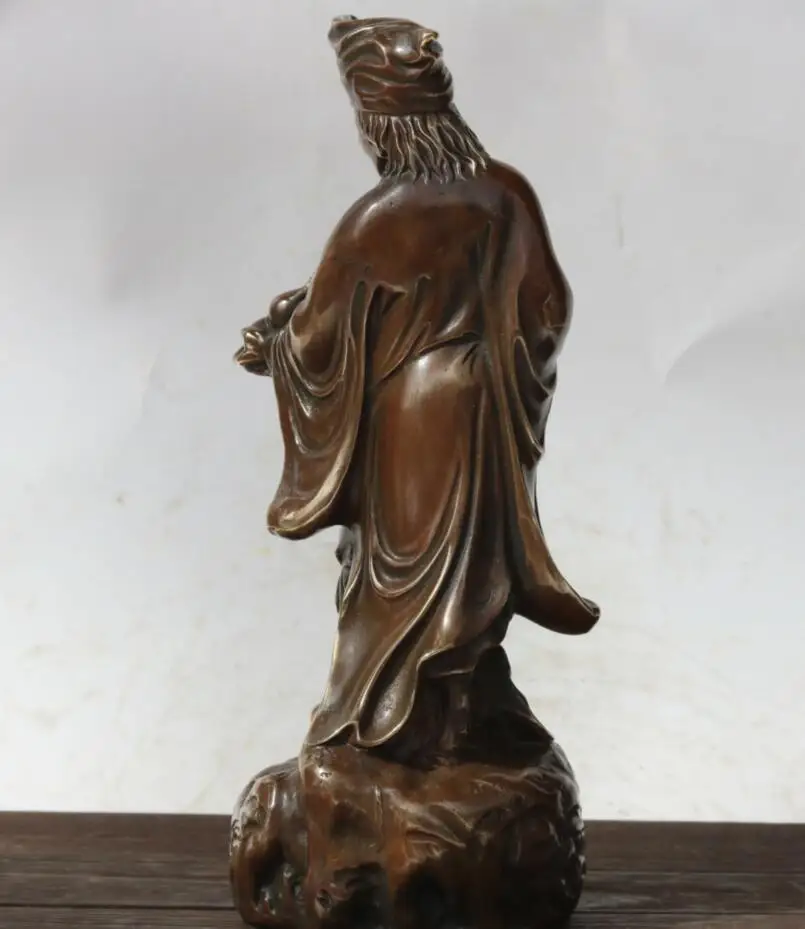 China archaize brass joy Buddha Jigong crafts statue