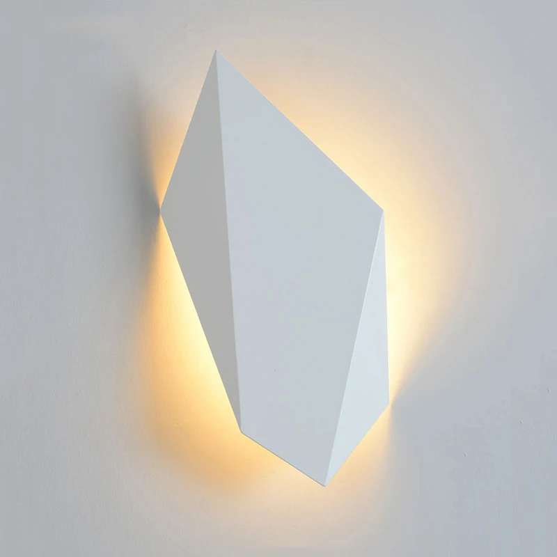 Creativ Nordic Wall Light Led Wood Stone Imitation Design Interior Decor Wall Sconce Hotel Corridor TV Background Lamp