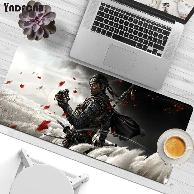 Ghost Of Tsushima 맞춤형 노트북 게임용 마우스 패드 고무 Mousemats Deak Mat For Overwatch/cs Go/world Of Warcraft