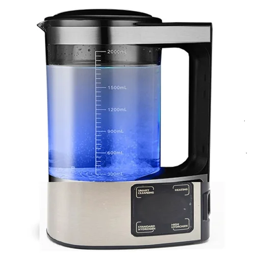 전기 수소 풍부한 물 주전자, 물 이온화 기계, 물 필터, 음료 수소수 발생기, 100-240V, 2L 