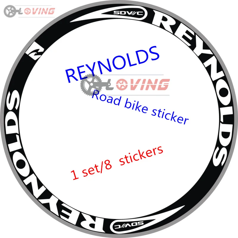 إطارات الدراجات REYNOLDS 700C ملصقات عالية الجودة، ملصقات مقاومة للماء لعجلات سباق الدراجات على الطرق والديكور