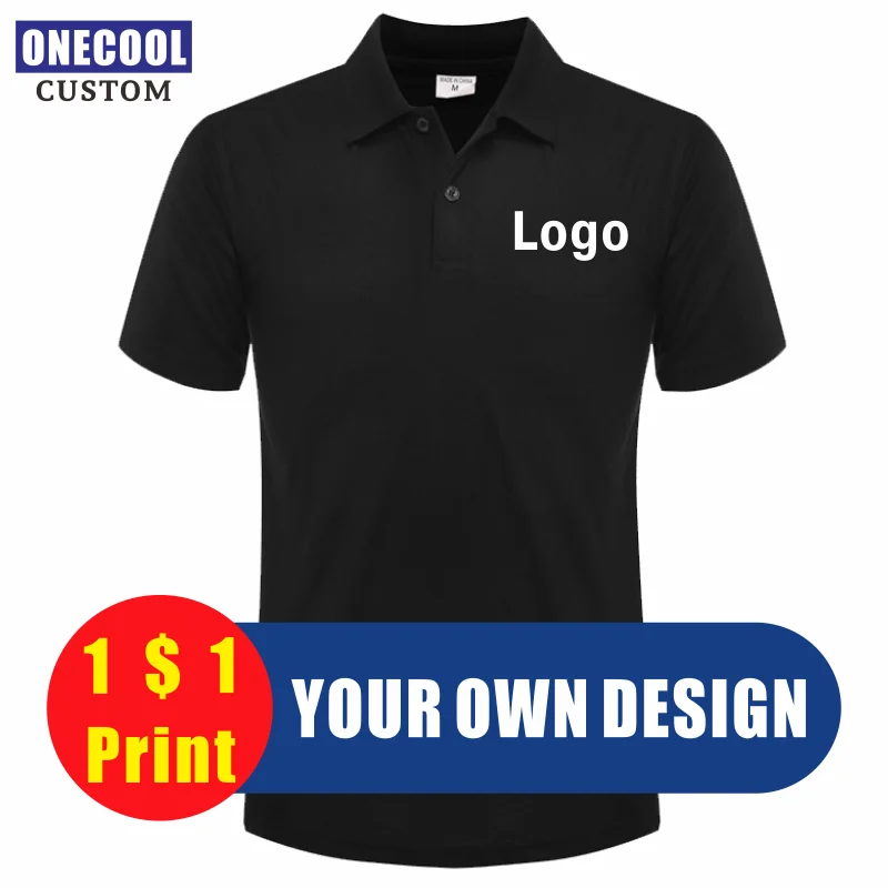 Summer Casual Men And Women Short-Sleeved Polo Shirts Custom Logo Embroidery Print Personalized Design Tops ONECOOL