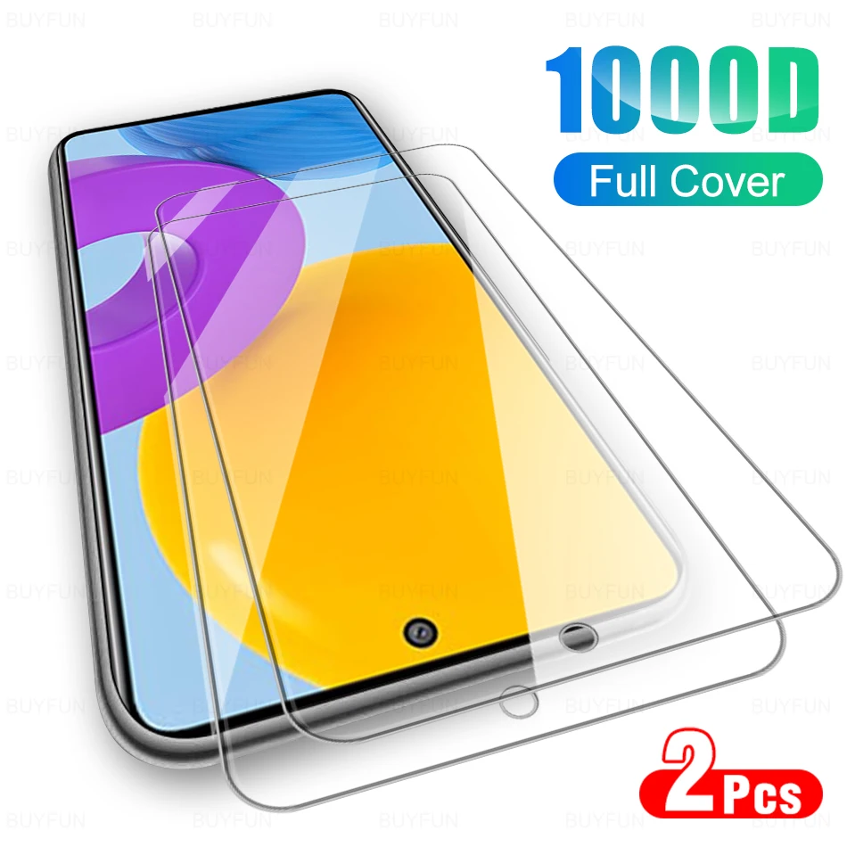 2 Pcs 1000D Screen Protector Tempered Glass For Samsung Galaxy M52 5G 6.7