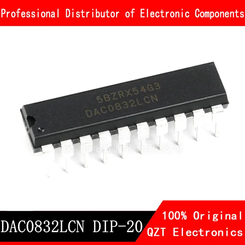 10pcs/lot DAC0832LCN DAC0832 DIP-20 new original In Stock