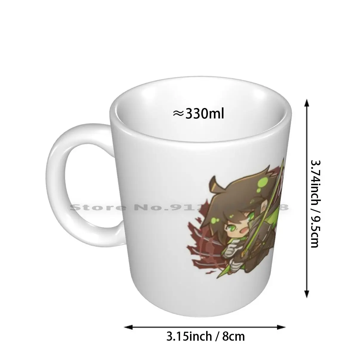 Copie De Seraph Of The End Ceramic Mugs Coffee Cups Milk Tea Mug Seraph Of End End Vampire Manga Anime Romance Shonen Kawai