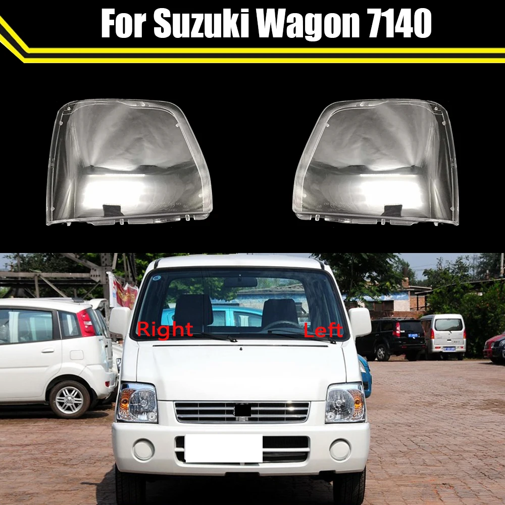 

Auto Transparent Headlamp Case For Suzuki Wagon 7140 Car Front Glass Headlight Cover Head Light Lens Caps Lamp Lampshade Shell