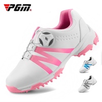 PGM Golf Kid's Shoes Waterproof Fashion Sports Children Sneakers Quick Lacing Breathable Non-Slip XZ127 Wholesale