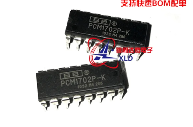 PCM1702 PCM1702K PCM1702PK PCM1702P PCM1702L DIP-16 dip16 BiCMOS Advanced Sign Magnitude 20-Bit DIGITAL-TO-ANALOG CONVERTER 1pcs