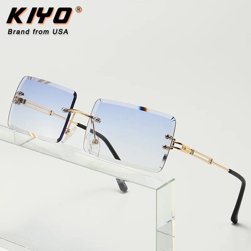 KIYO Brand 2020 New Women Square Sunglasses Metal Classic Sun Glasses High Quality UV400 Driving Eyewear 2889