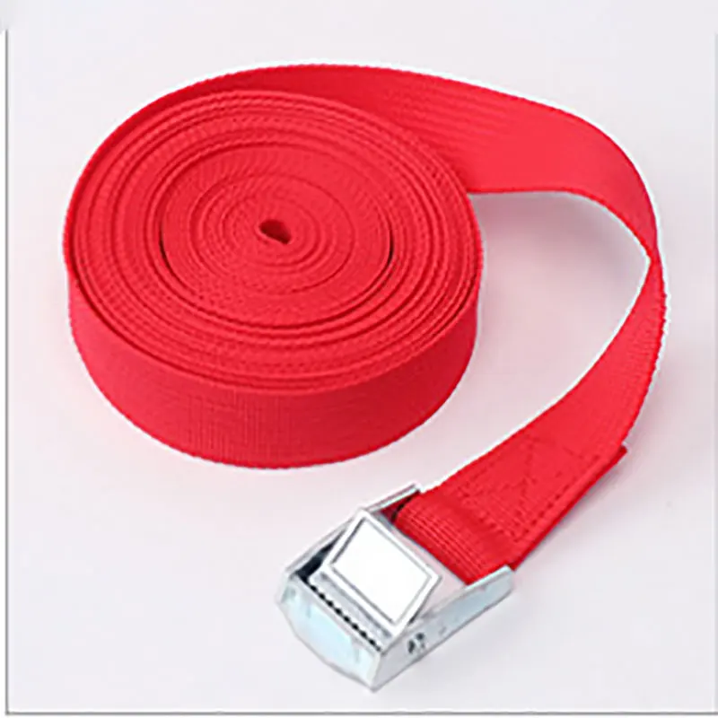 2M Car Tension Rope Luggage Fixed Strap Cargo Roof Rack Lashing Straps Ratchet Tie Belt With Buckle Stowing Tidying Ratchet Belt