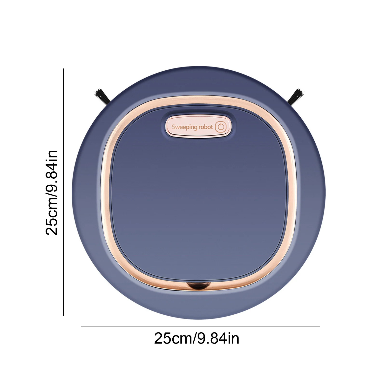 Smart Robot Vacuum Cleaner Rechargeable Automatic Sweeping Robot with Mopping Anti-Fall Sensor Suitable for Carpet Tile Hardwood