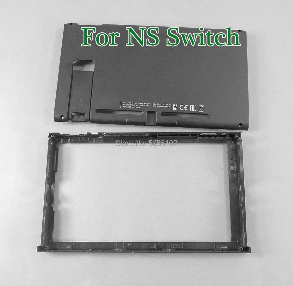 20sets Replacement Parts Housing Shell Case Front Back Faceplate + Middle Frame Cover Plate for Nintend Switch NS Console