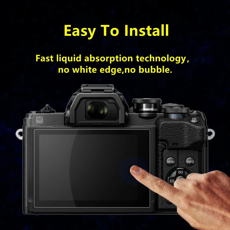 Защитное стекло для камеры, ультратонкое, для Olympus OM-D, EM10, E-M10, Mark II, 2, III, 3