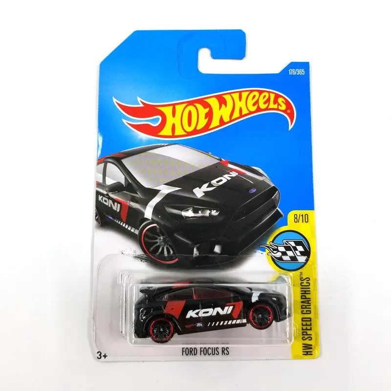 Hot Wheels Cars 16 FORD FOCUS RS 1/64 Metal Die-cast Cars Collection Toys Vehicle