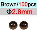2.8mm Marrón 100 piezas