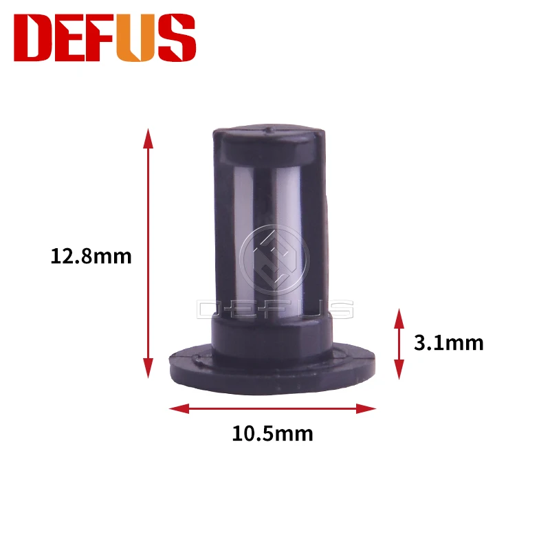 DEFUS DF-F109 50PCS A bag 10.5x3.1x12.8MM AY-F109 Fuel Injector Micro Filter For Honda Civic 1.6L 1996-2000 Fuel Filters