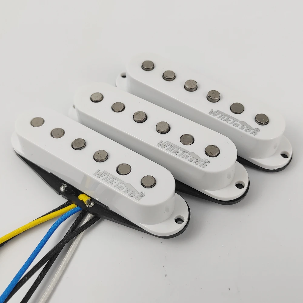 Made in Korea Wilkinson Premium 60\'s WVS Alnico V Single Coil Guitar Pickups White