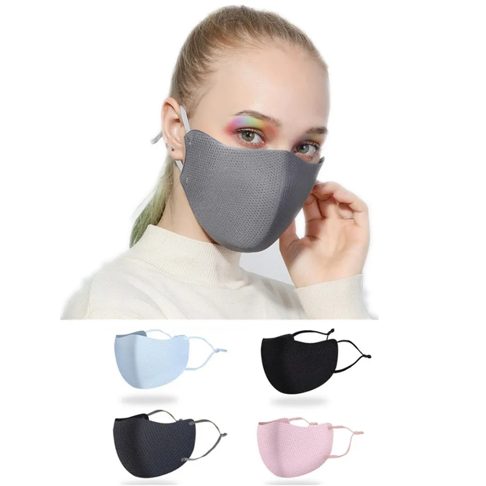 Summer Unisex Smoke Mask Travel Reusable Adult Mouth Mask Bicycle Sponge Face Mask Pollution-proof Fog-proof Mask